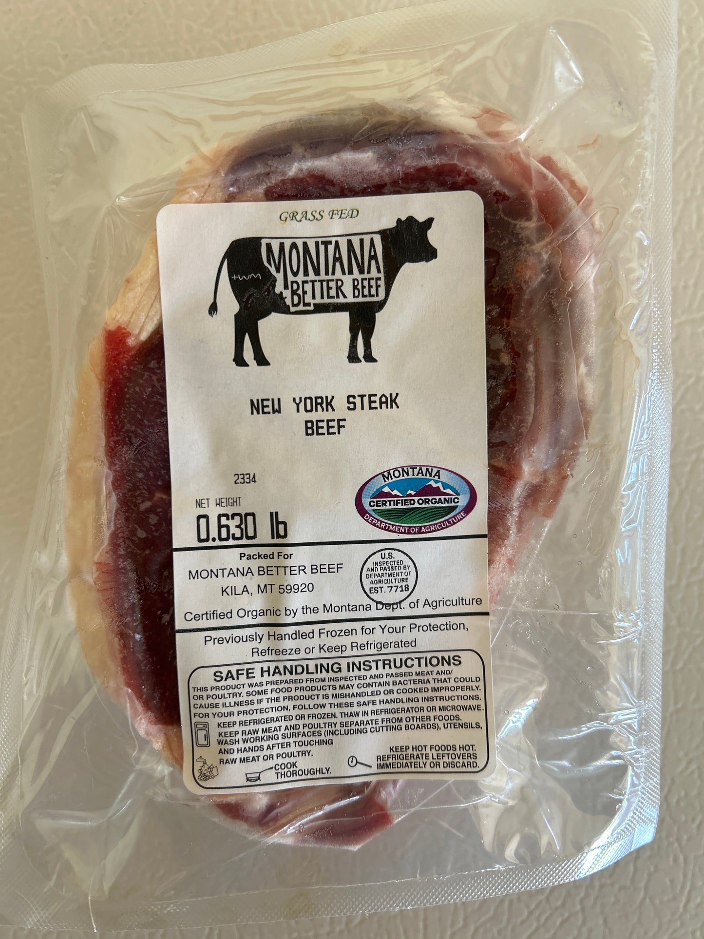 Steak, New York Strip
