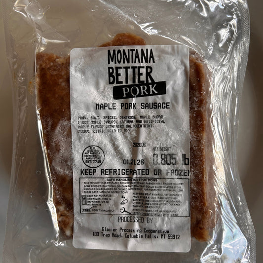 Pastured Pork Breakfast Sausage, Ground, Maple